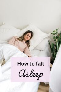 a picture of a woman sleeping