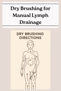 infographic for how to use a dry brush for detoxification