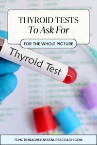 a picture of a tube of blood for a thyroid test